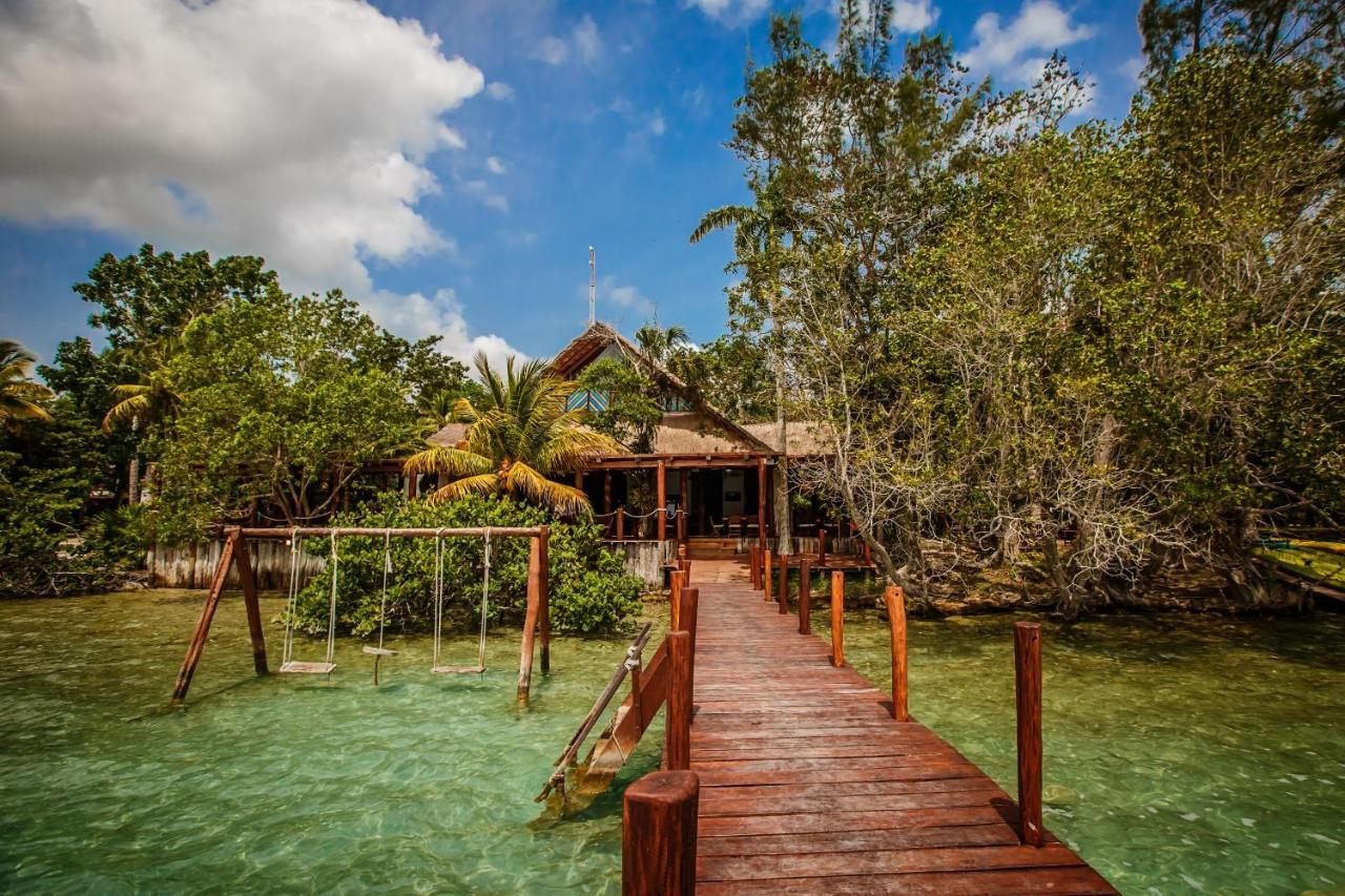 Hotel Rancho Encantado Bacalar Exteriér fotografie